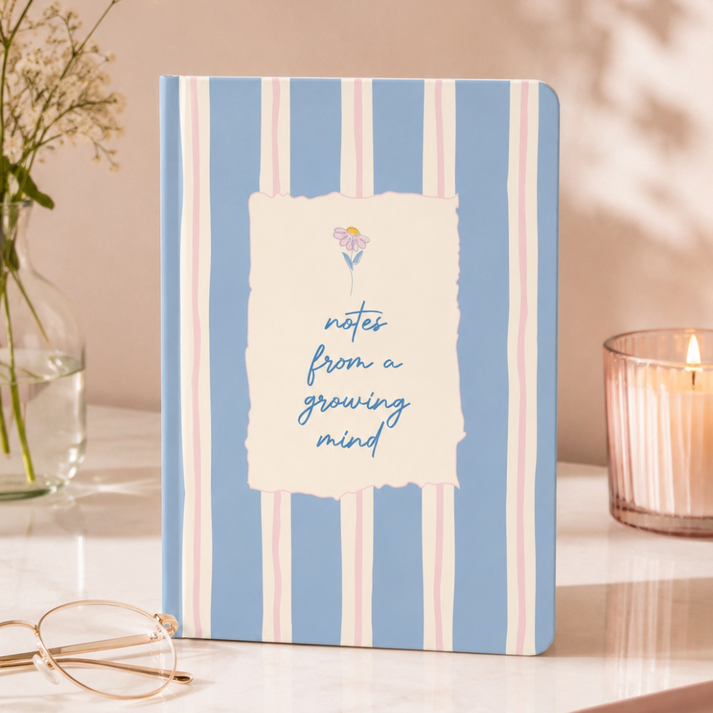 Notes from a Growing Mind A5 Hardcover Notebook