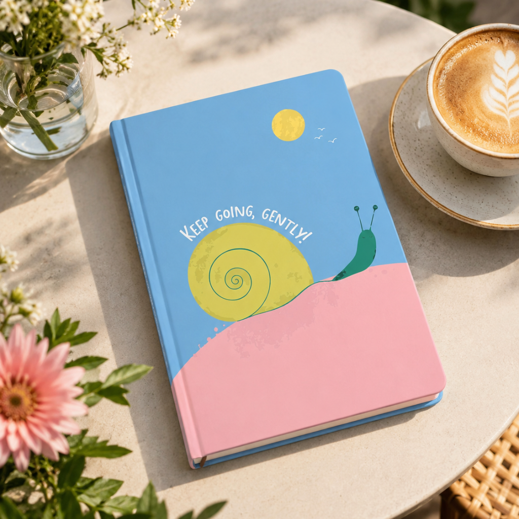 Keep Going Gently A5 Hardcover Notebook