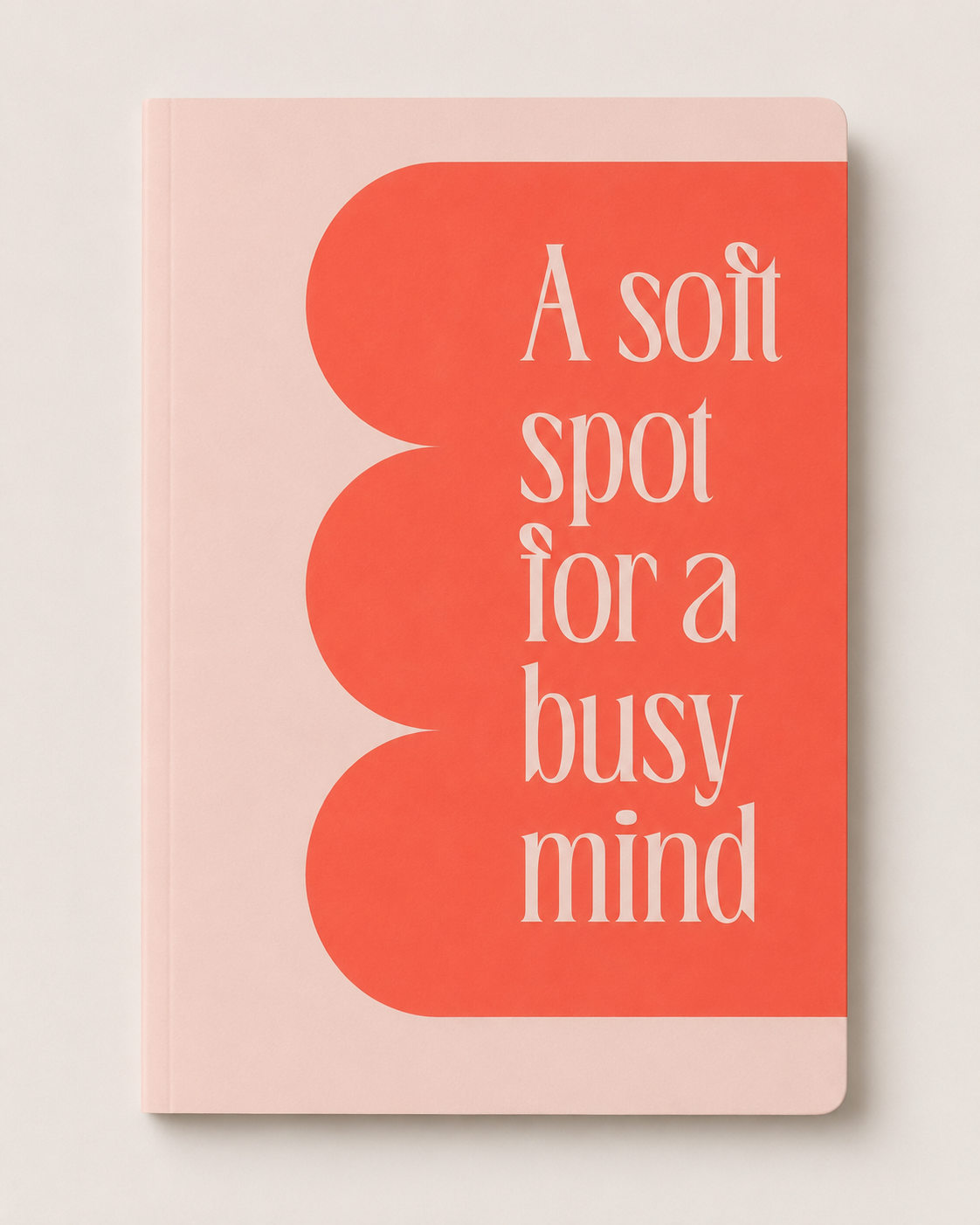 Soft Spot for Busy Minds A6 Softcover Notebook