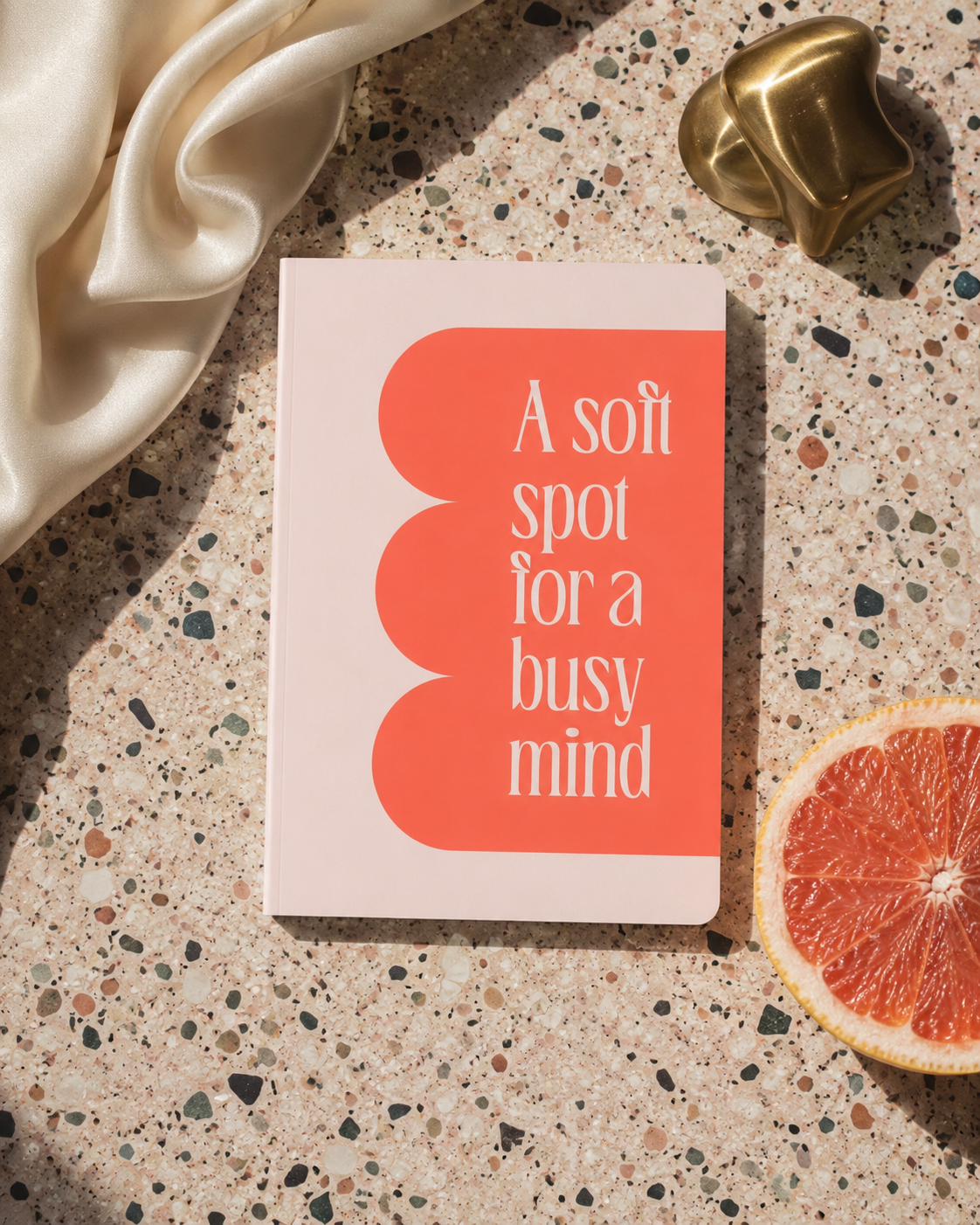 Soft Spot for Busy Minds A6 Softcover Notebook