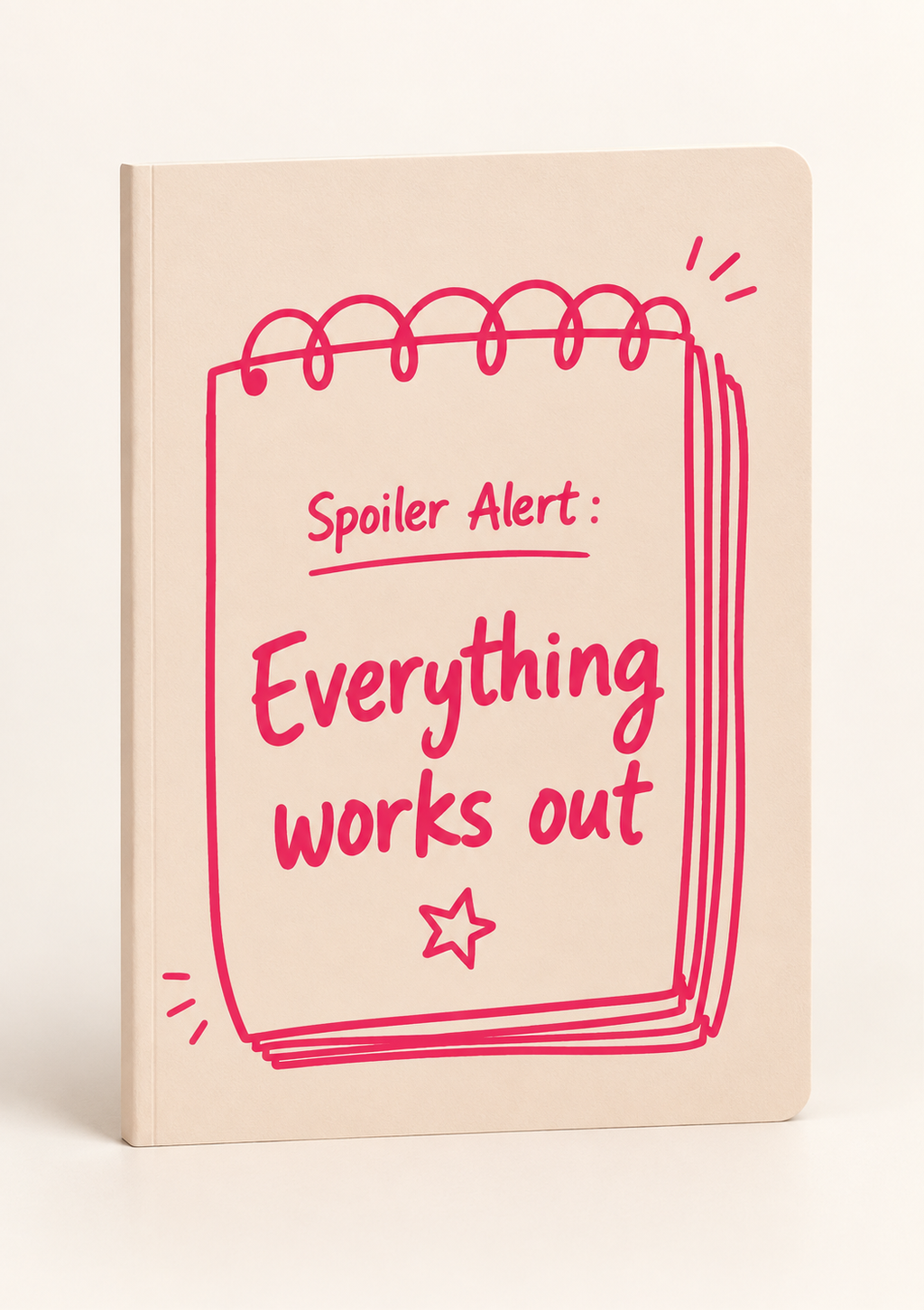 Everything Works Out A5 Softcover Notebook