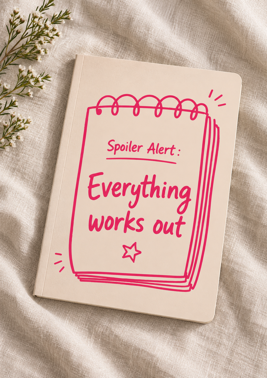 Everything Works Out A5 Softcover Notebook