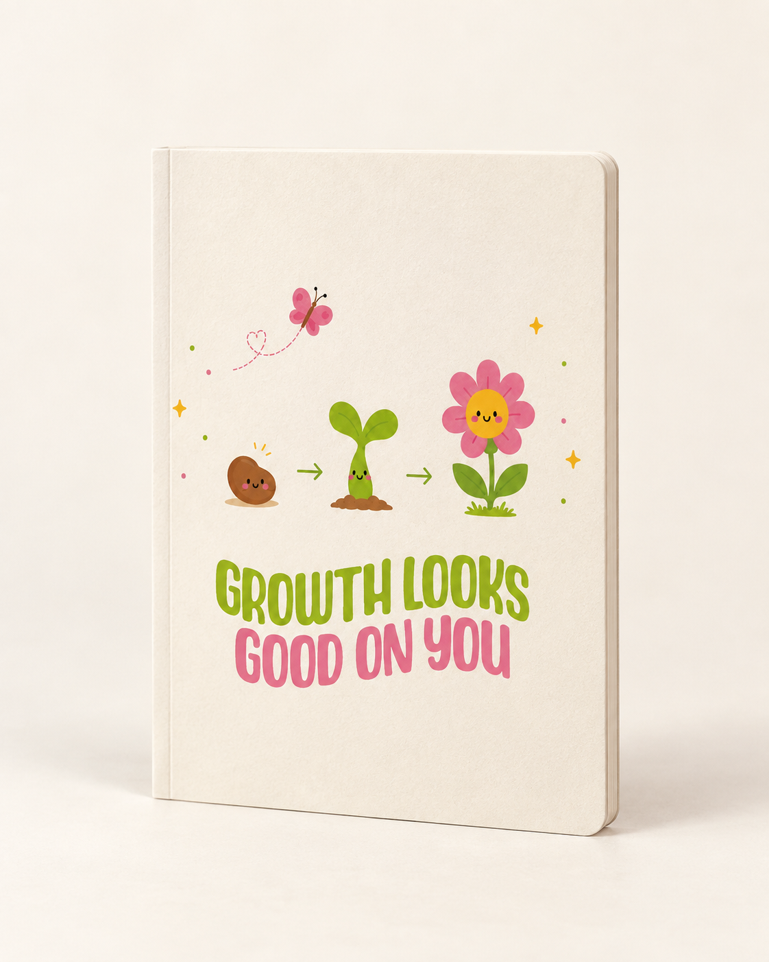 Growth Suits You A6 Softcover Notebook