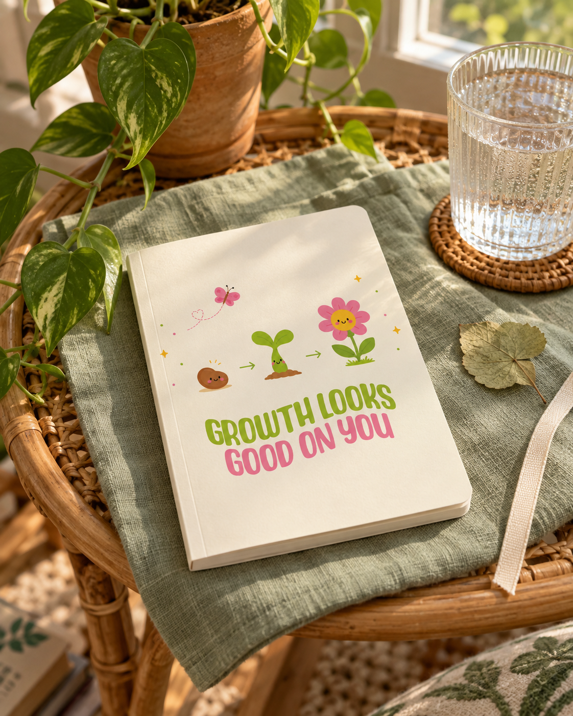 Growth Suits You A6 Softcover Notebook