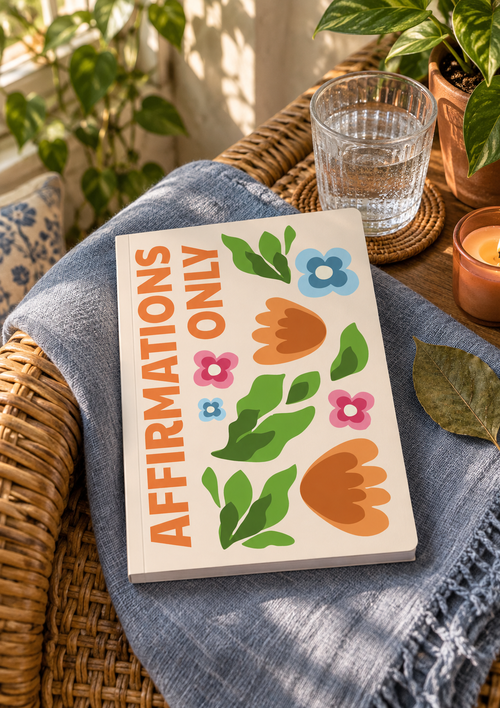 Affirmations Only A5 Softcover Notebook