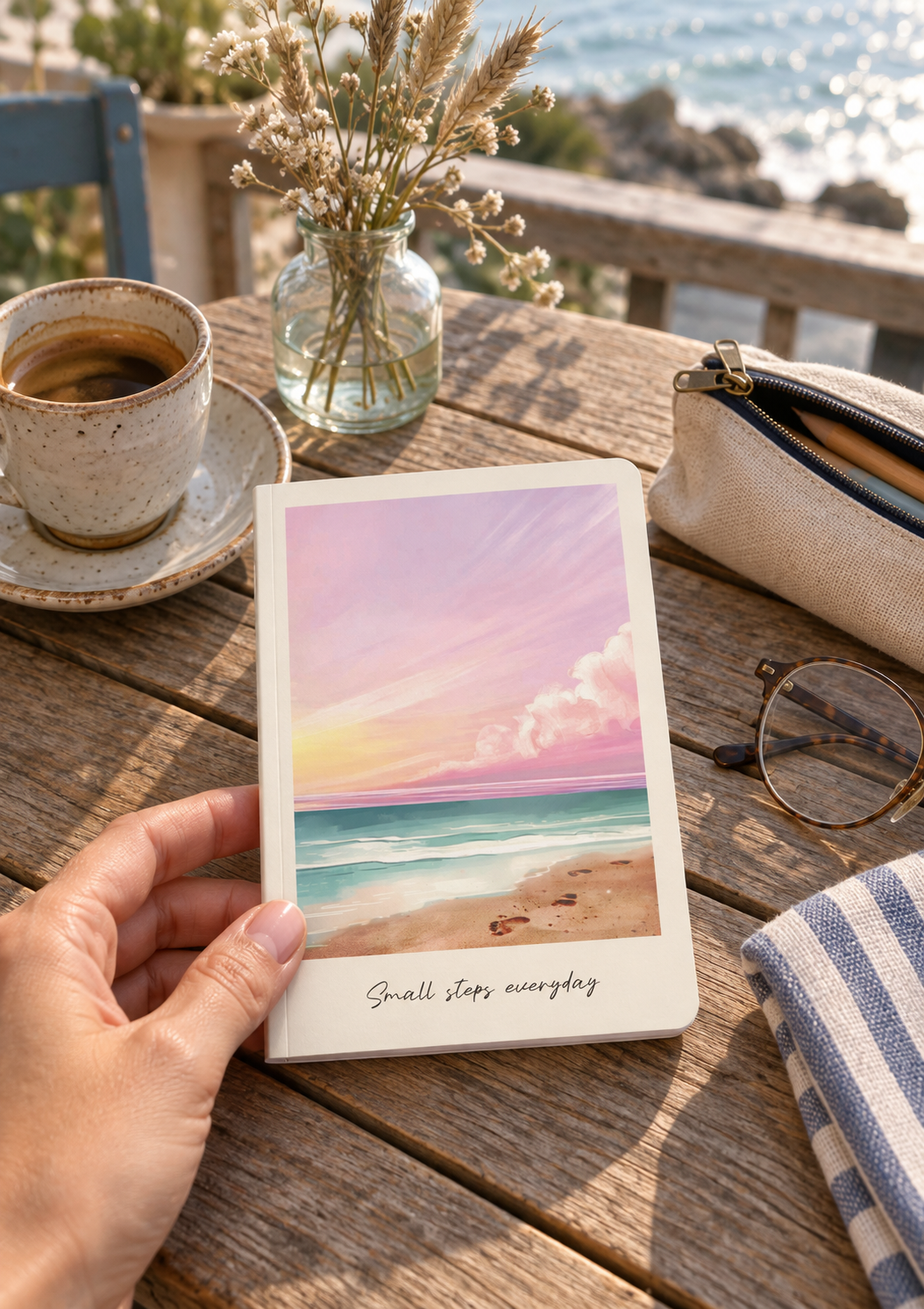 Small Steps Everyday A6 Softcover Notebook