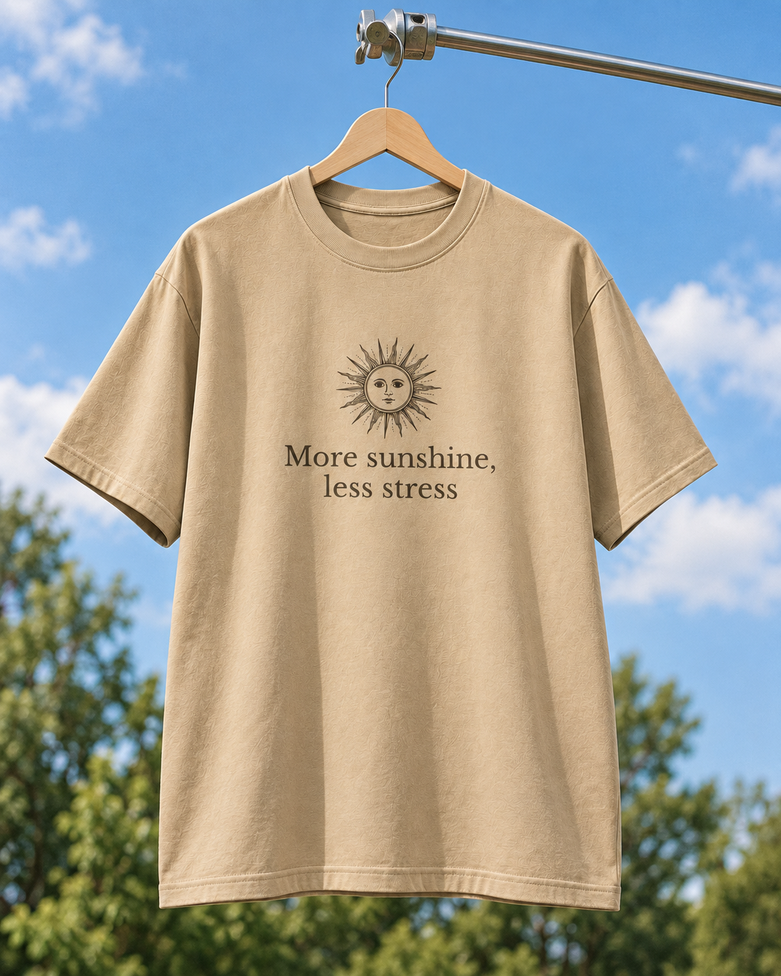 More Sunshine, Less Stress T-Shirt