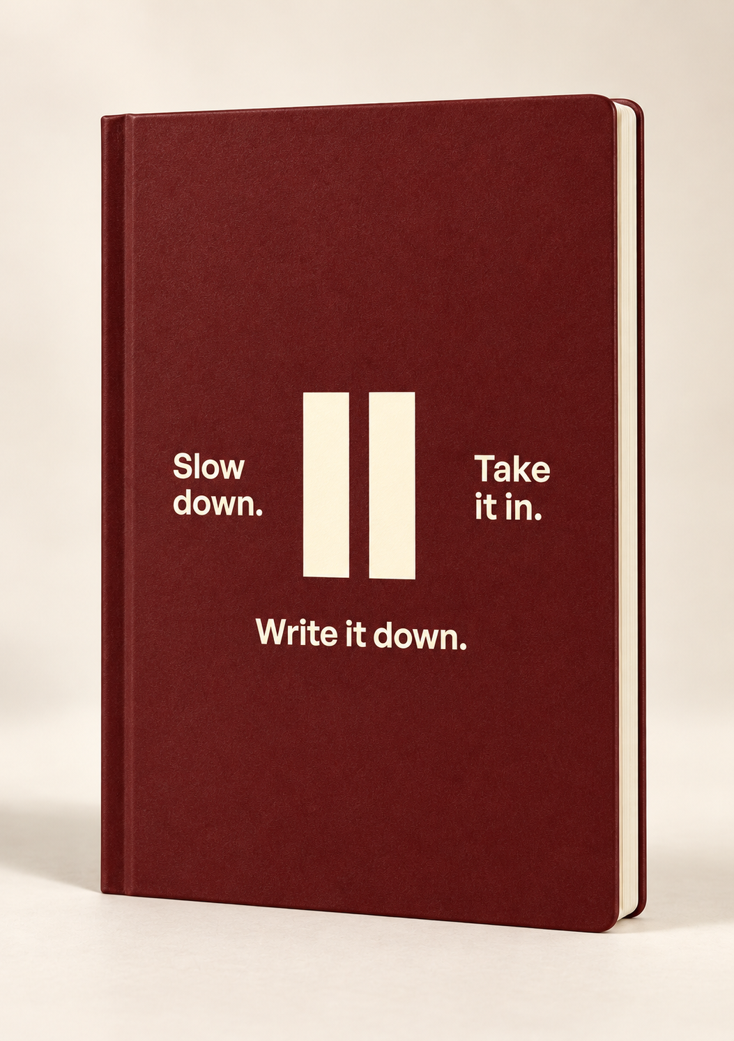 Pause & Write A5 Hardcover Notebook