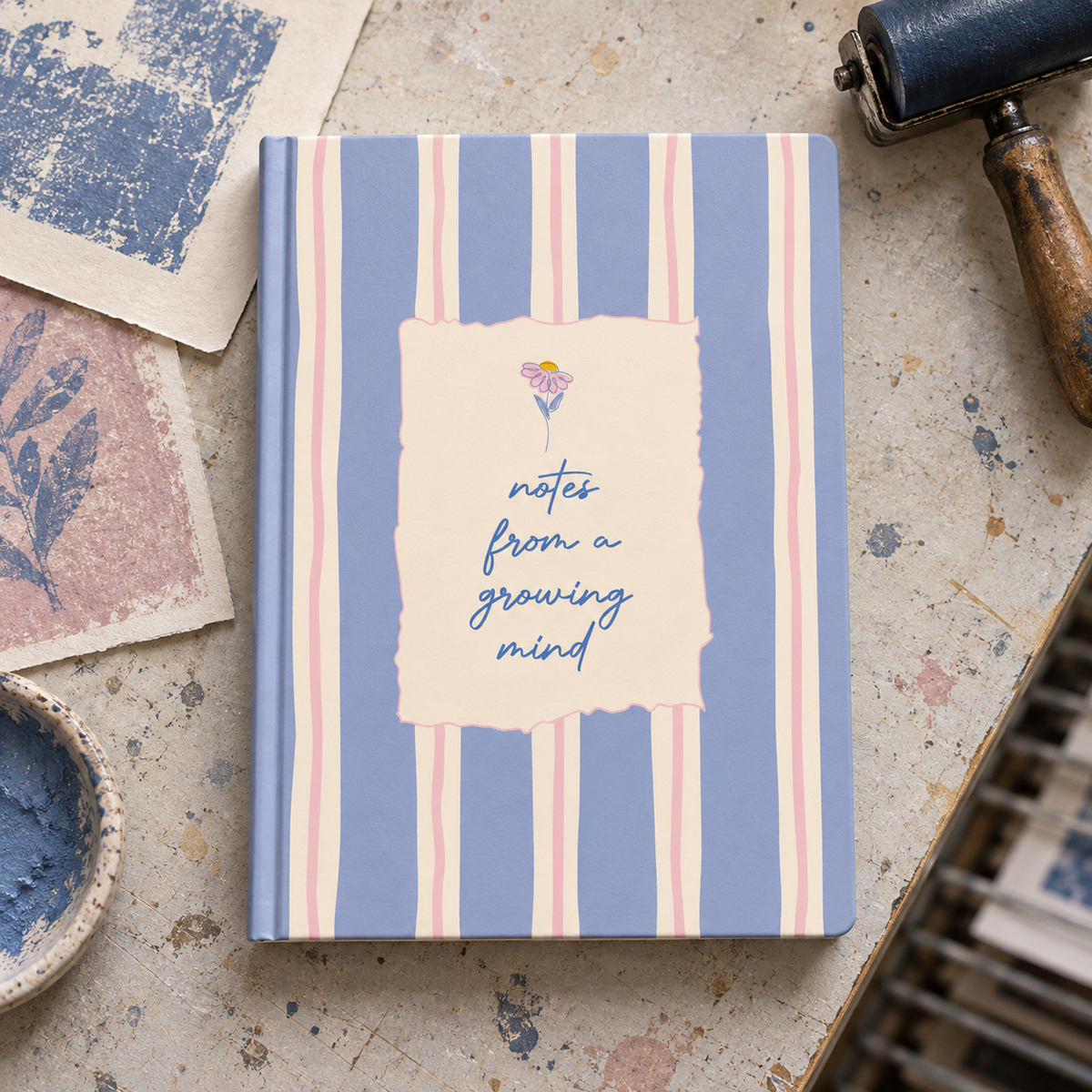 Notes from a Growing Mind A5 Hardcover Notebook