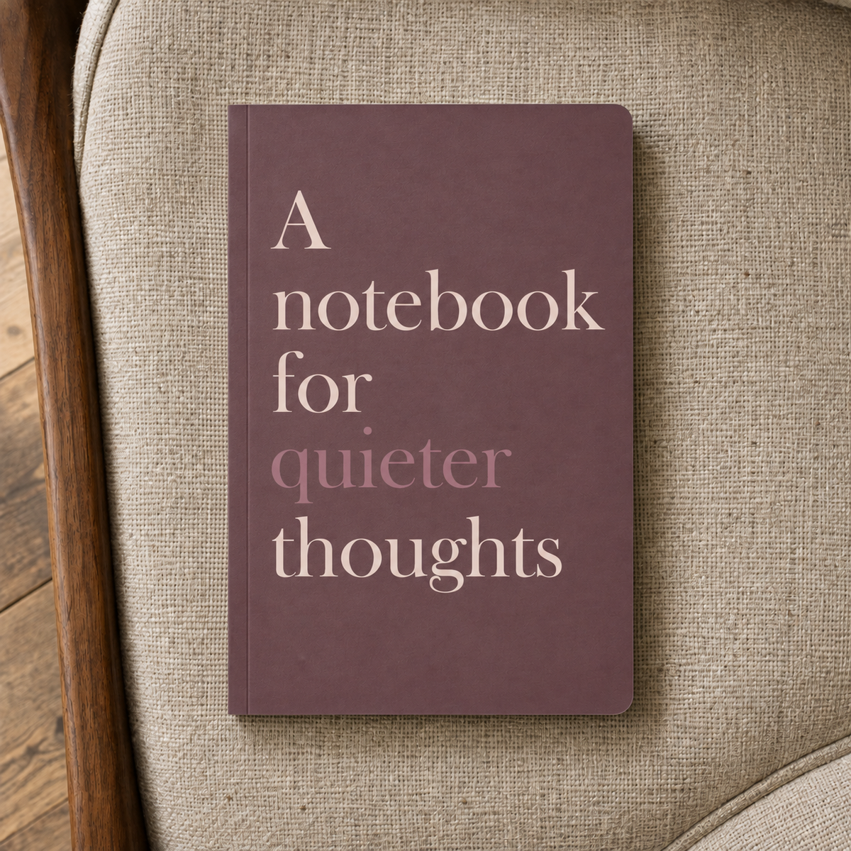 Place for Quiet Thoughts A5 Hardcover Notebook