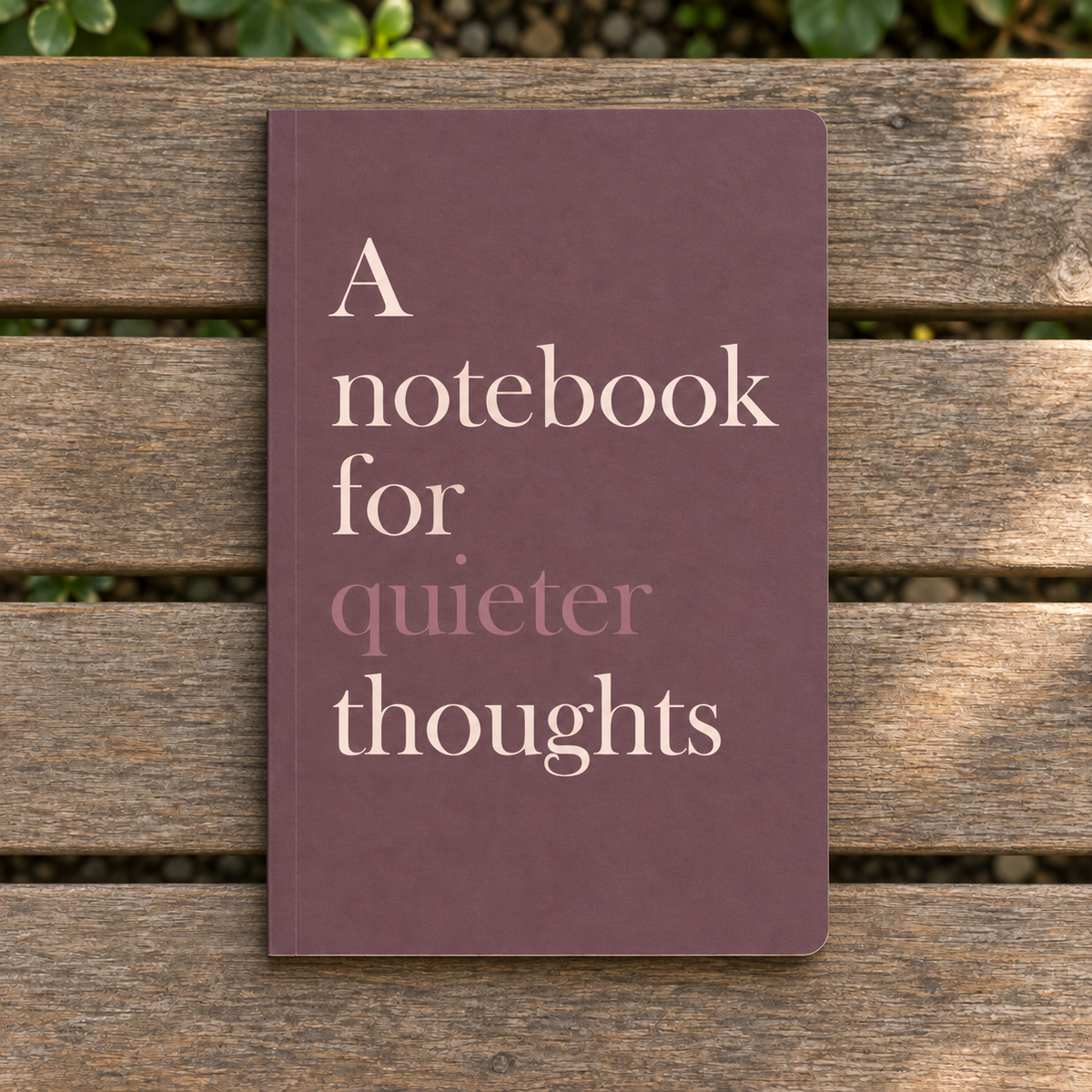 Place for Quiet Thoughts A5 Hardcover Notebook
